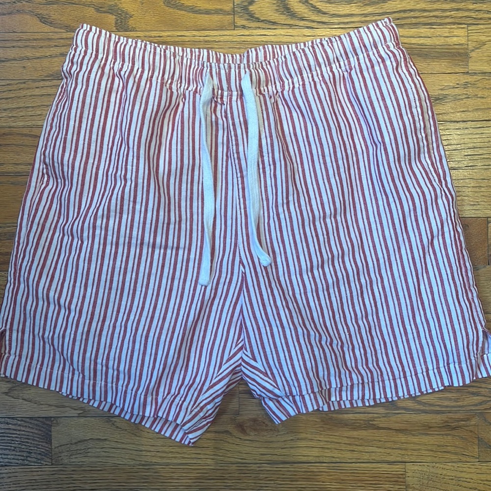 Forever 21 Red and White Striped Men’s Shorts
